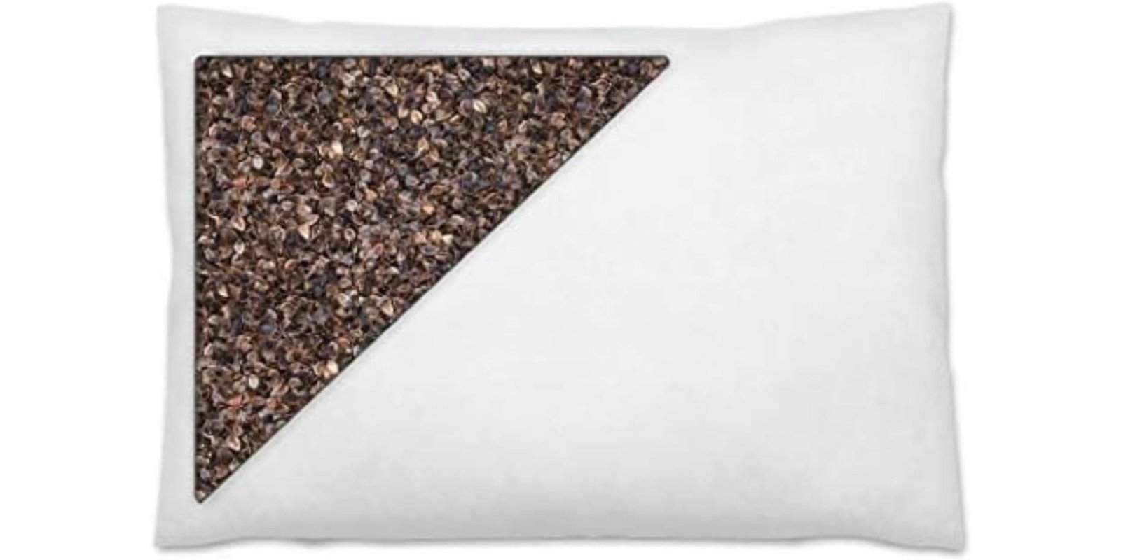 A close-up view of the Sobakawa Cloud Pillow, featuring a contoured shape designed for head and neck support. The pillow is white with a soft, smooth surface.